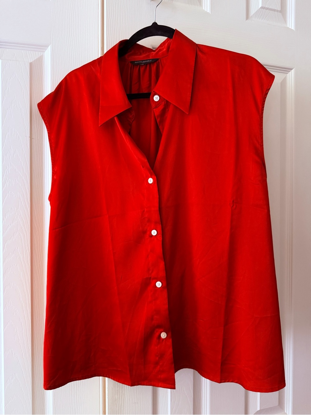 Burnt orange Banana Republic blouse